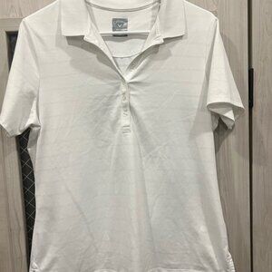 Callaway White Polo Shirt